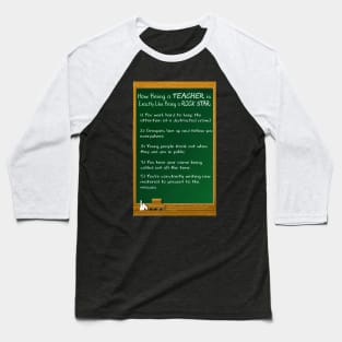 Rocking Teacher Baseball T-Shirt